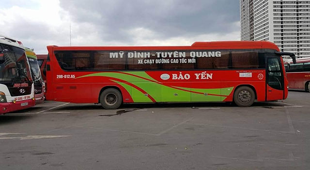 Nhà xe Bảo Yến chạy tuyến Hà Nội – Tuyên Quang