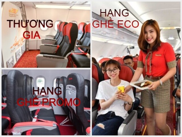 Cách lựa chọn chỗ ngồi theo sở thích trên máy bay Vietjet