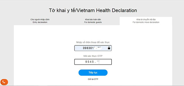 Cách khai báo y tế qua website tờ khai y tế