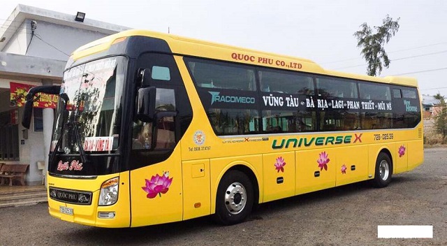 Các xe khách di chuyển từ Bình Thuận đi Vũng Tàu