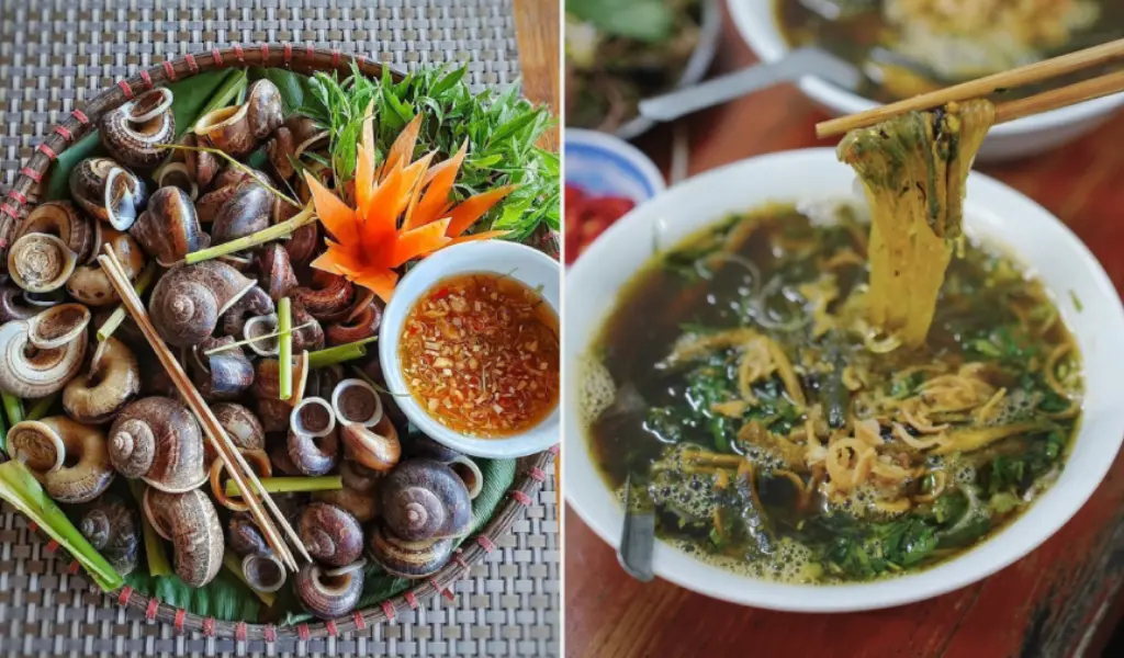 Hương vị miến lươn và ốc núi Ninh Bình