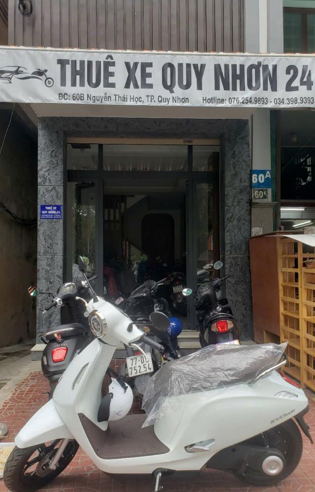 Địa chỉ cho thuê xe máy tại quy nhơn