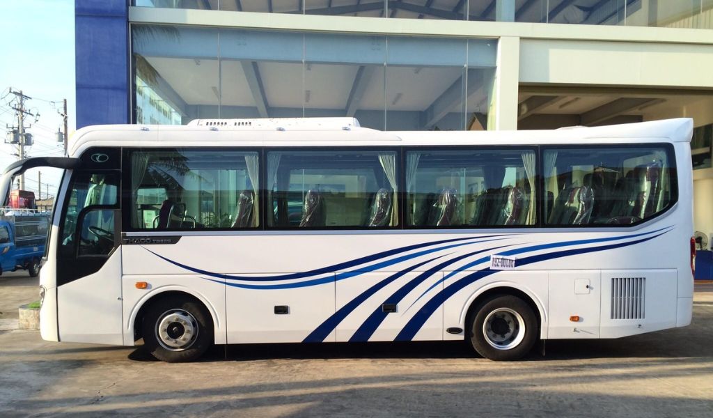 Xe 35 chỗ: tiện nghi cho đoàn công ty đi Cái Chiên nghỉ dưỡng