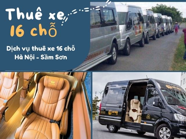 thuê xe 16 chỗ Hà Nội Sầm Sơn