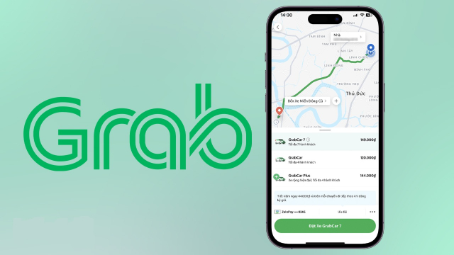 Hướng dẫn đặt xe Grab tại sân bay Nội Bài chi tiết