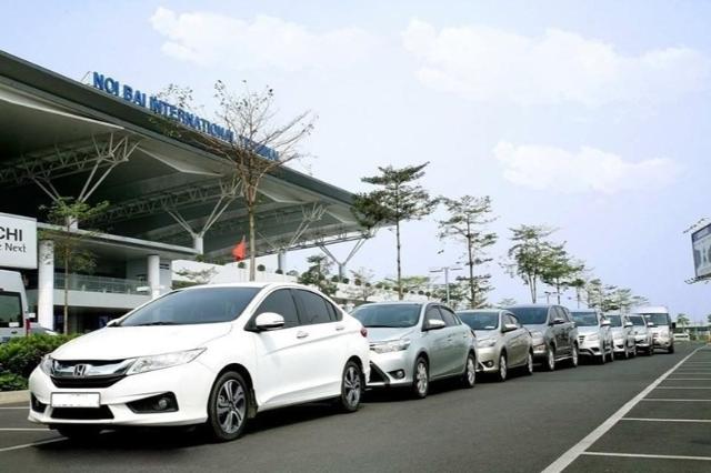 Các hãng taxi sân bay Nội Bài công nghệ