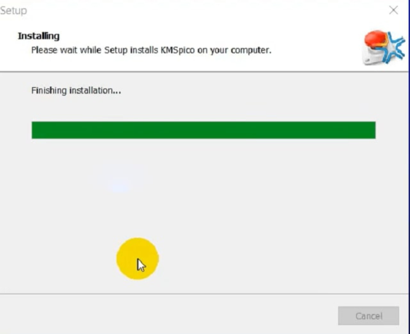 Bước 6: Chọn Install để cài đặt Kmspico 11