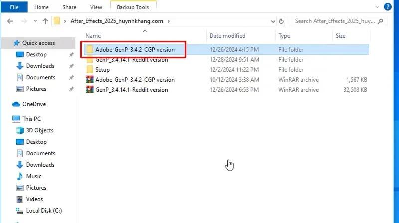 Vào thư mục Adobe-GenP-3.4.2
