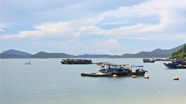 Cảng Ghềnh Võ Đảo Cái Chiên thơ mộng