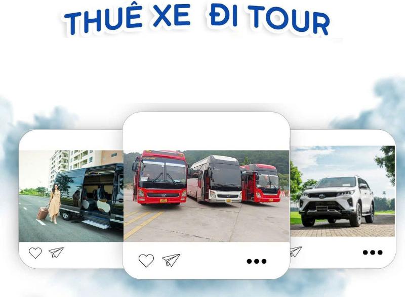 Lựa chọn thuê xe du lịch giúp đoàn dễ dàng thực hiện lịch trình đi lễ và quay về trong ngày.