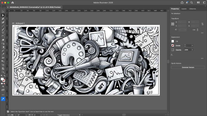 Các tính năng nổi bật của Adobe Illustrator 2026